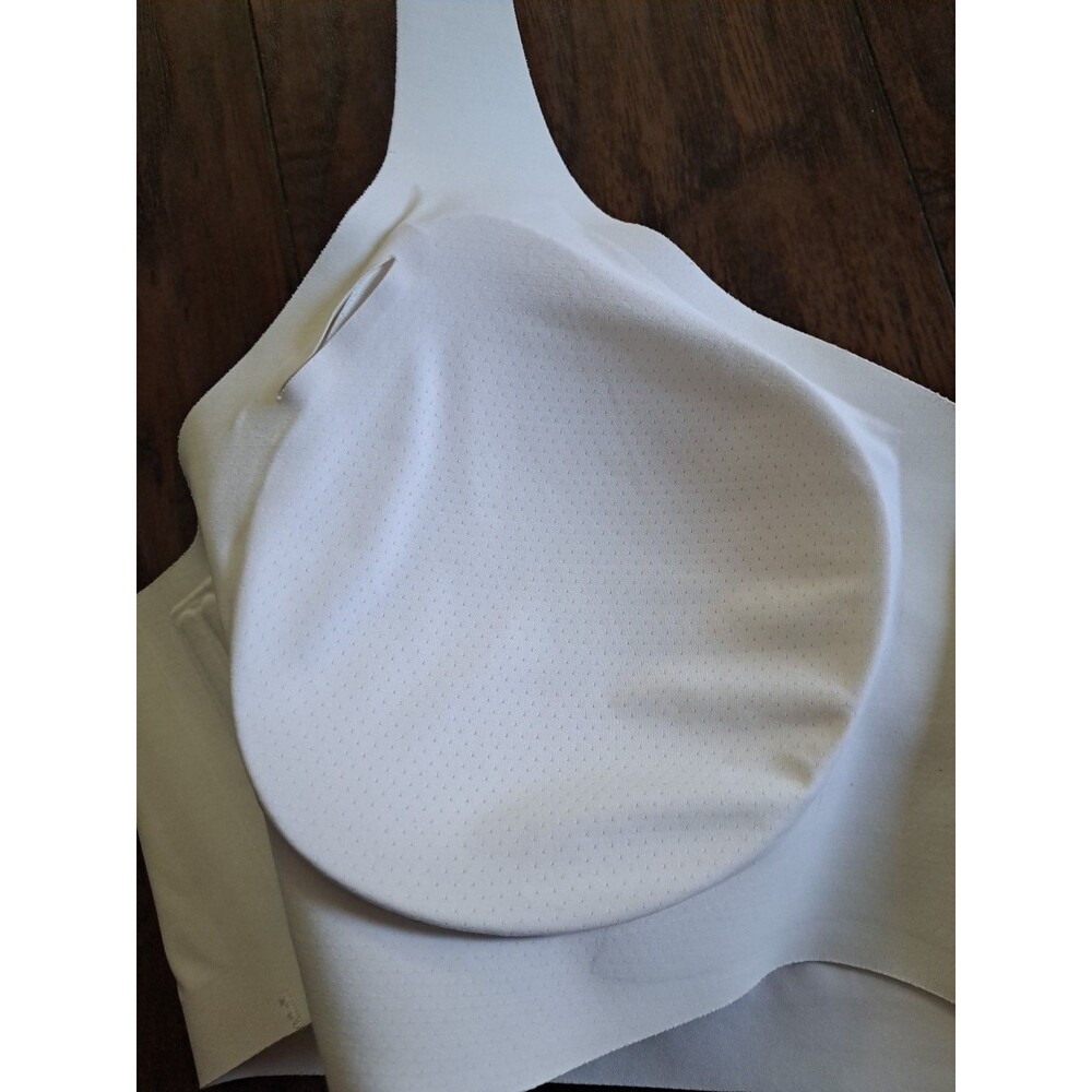 Honeylove V-Neck Soft Flex White Bra 3X Wireless Back Smoothing Comfort Shaping - Picture 10 of 13
